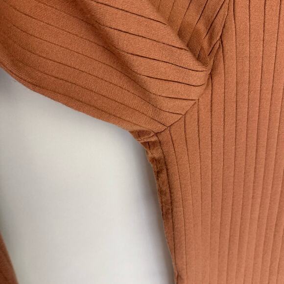 ABERCROMBIE & FITCH | Tan Soft Ribbed Knit Loungewear Pants | Women's M - Picture 4 of 11